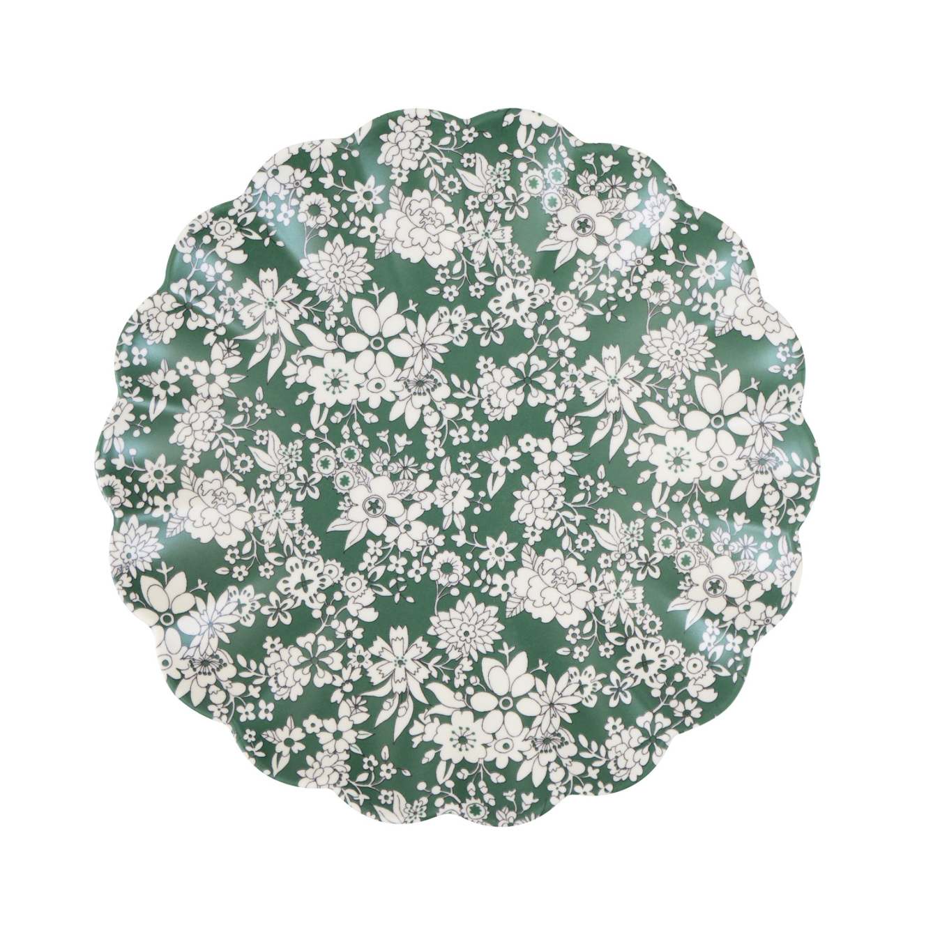 Meri Meri x Liberty Red & Green Reusable Small Plates
