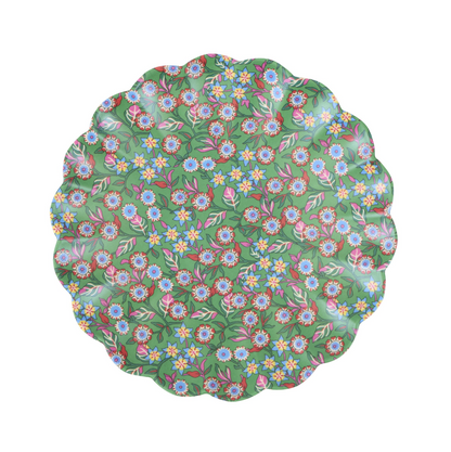 Meri Meri x Liberty Red & Green Reusable Small Plates