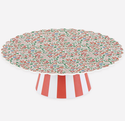 Meri Meri x Liberty Red Sweet Meadow Cake Stand