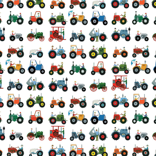 Face Washer 'Red Tractor Designs’