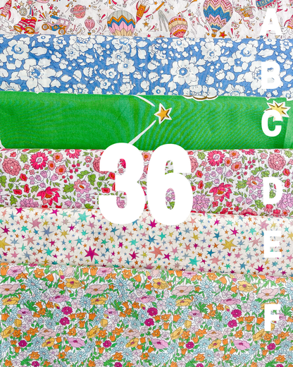 Multi Fabric Liberty Name Banner